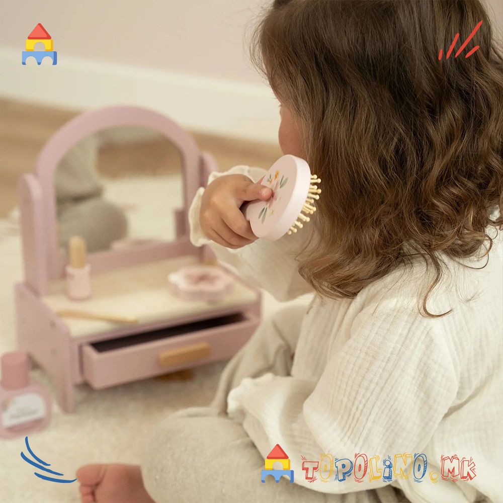 Дрвена Играчка Маса за Шминкање – Little Dutch - Image 2