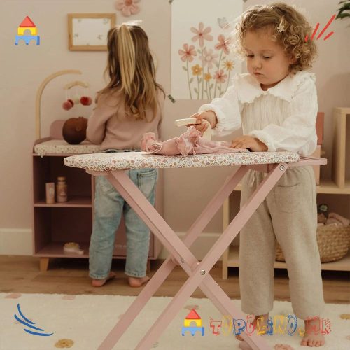 Дрвена Играчка Даска за Пеглање со Пегла – Little Dutch