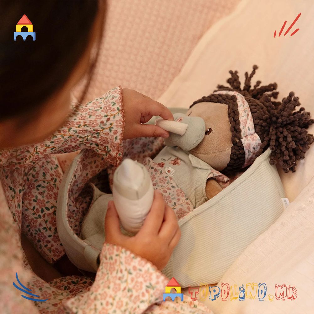 Плишана Играчка Кукла во Кошница Evi – Little Dutch