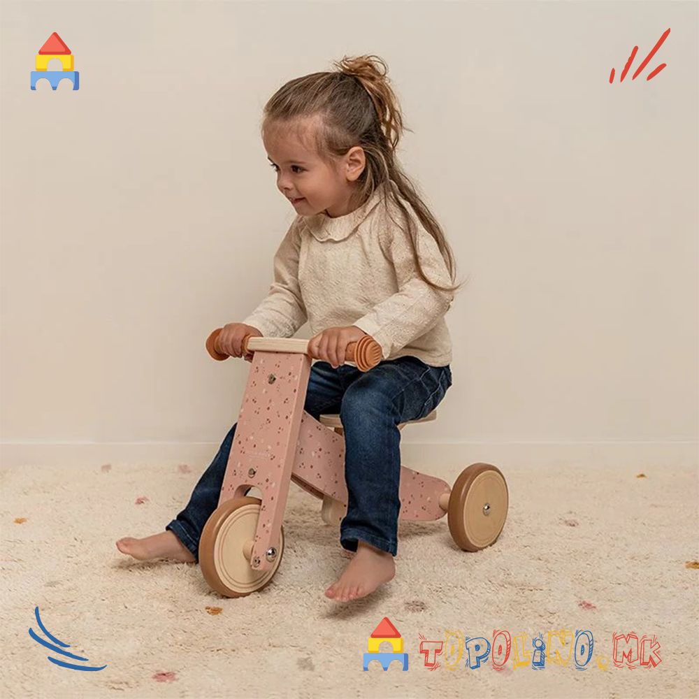 Дрвен Трицикл Розе - Little Dutch
