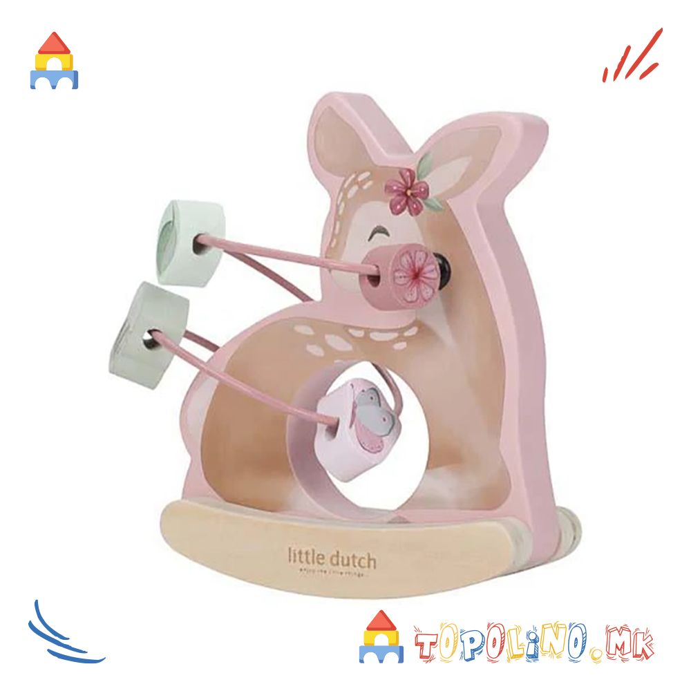 Дрвена Играчка Лавиринт Еленче – Little Dutch - Image 2