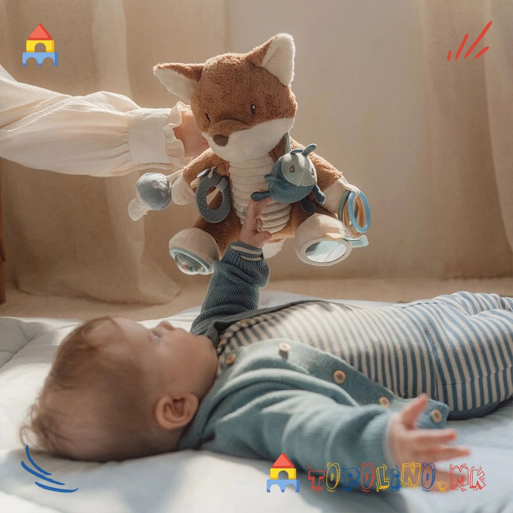 Мека Играчка со Активности Лисица - Little Dutch