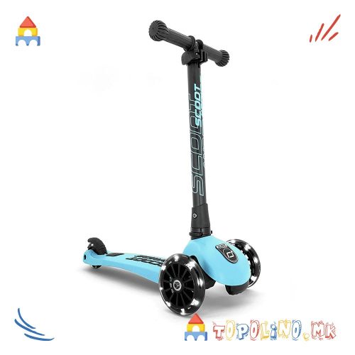 Тротинет Highwaykick 3 Led Blueberry – Scoot & Ride