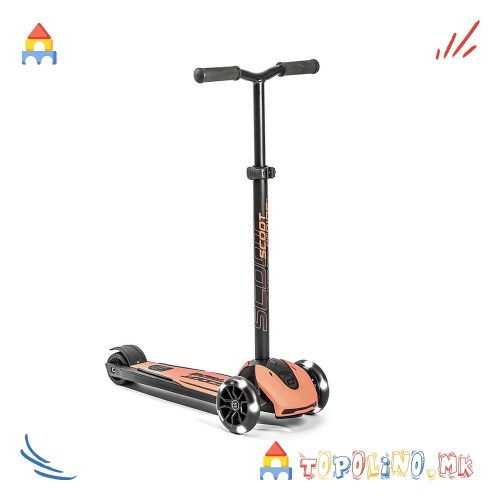 Тротинет Highwaykick 5 Led Peach – Scoot & Ride