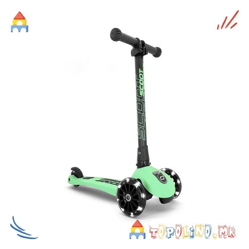 Тротинет Highwaykick 3 Led Kiwi – Scoot & Ride