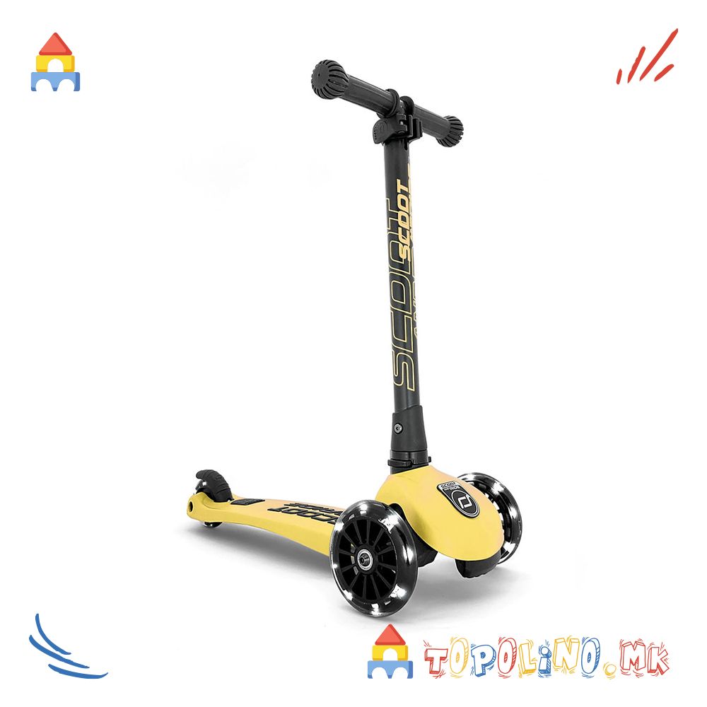 Тротинет Highwaykick 3 Led Lemon – Scoot & Ride