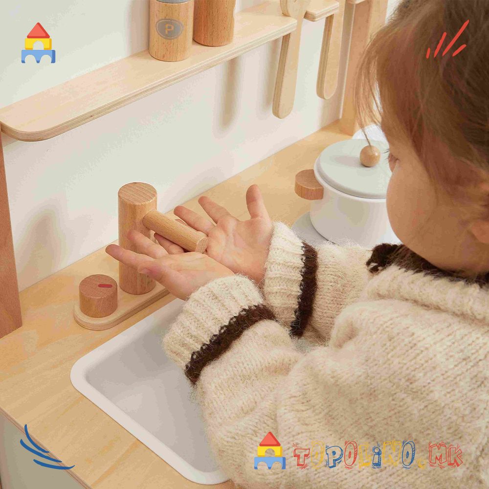 Дрвена Играчка Кујна - Viga - Image 3