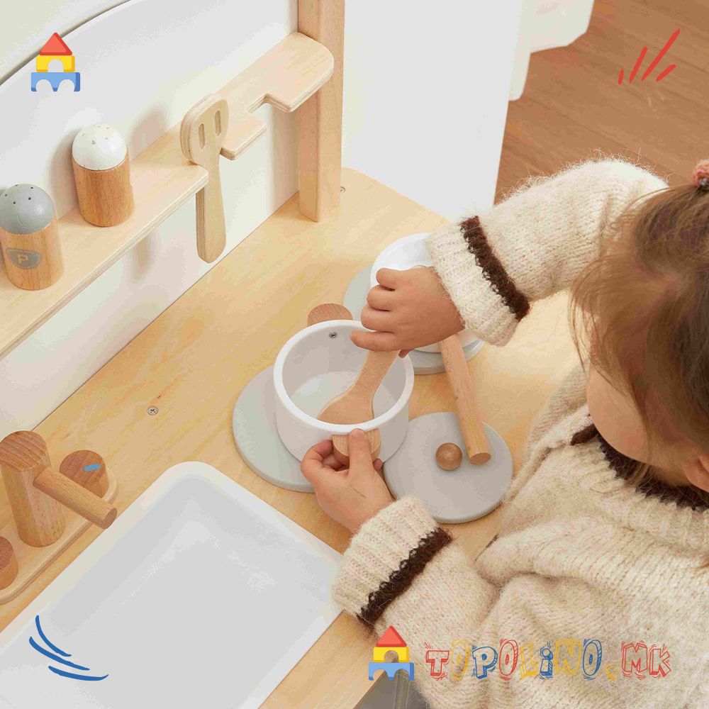 Дрвена Играчка Кујна - Viga - Image 5