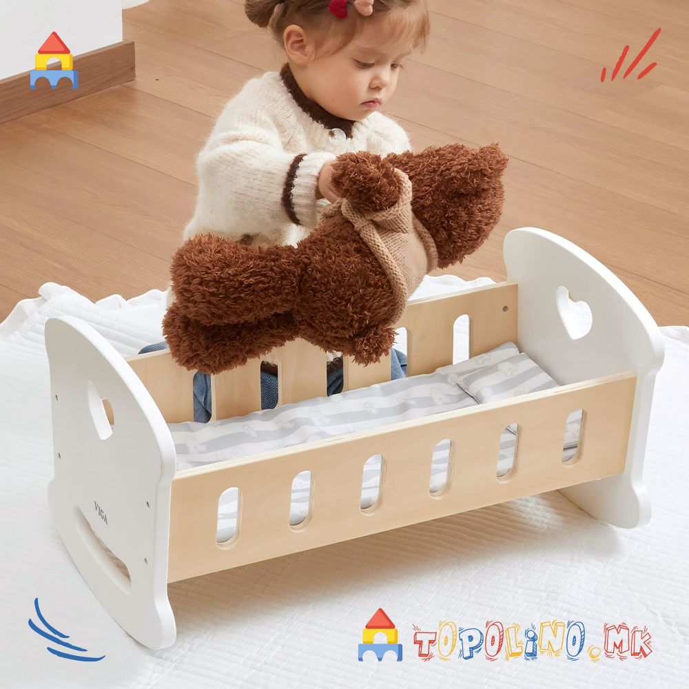 Дрвена Играчка Креветче за Кукла - Viga - Image 2