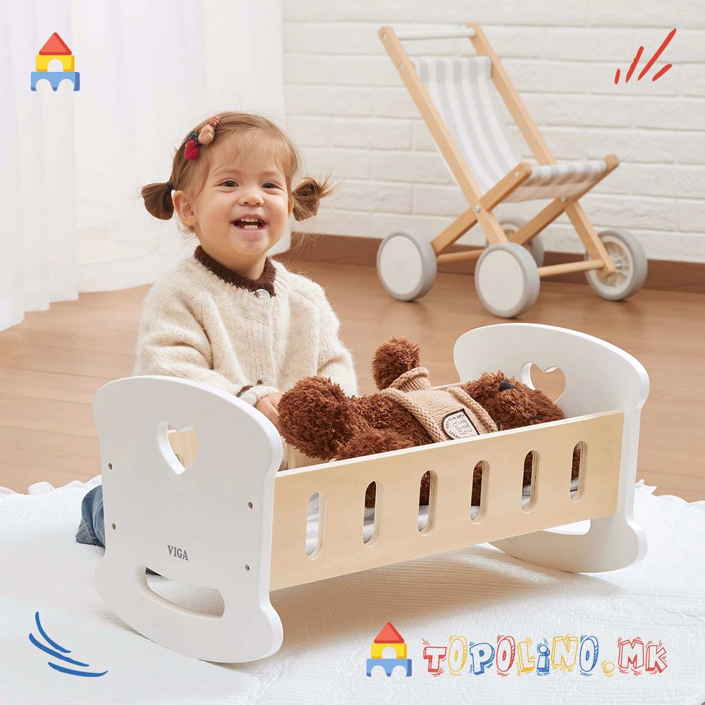 Дрвена Играчка Креветче за Кукла - Viga - Image 3