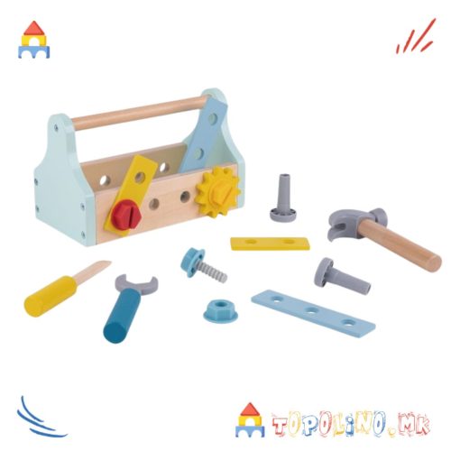 Дрвена Играчка Сет Алат - Tooky Toy