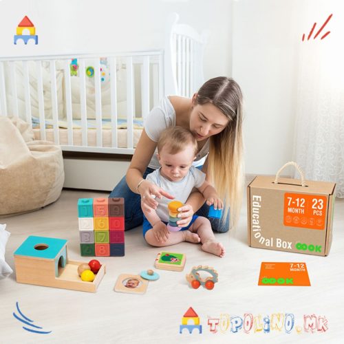 Дрвена Играчка Едукативен Сет - Tooky Toy