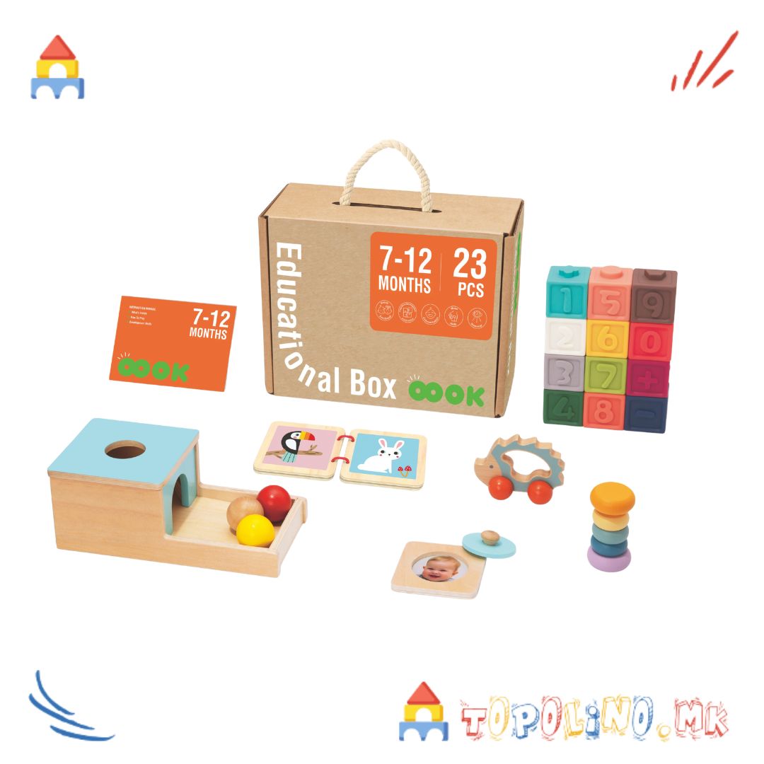Дрвена Играчка Едукативен Сет - Tooky Toy - Image 3