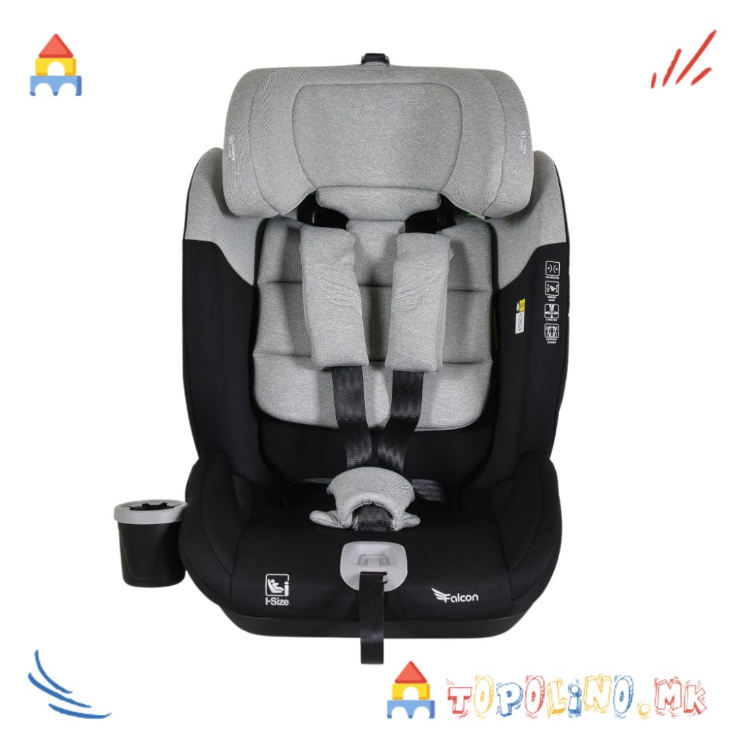 Седиште Falcon Opal Grey I-Size 70-150cm - Cangaroo - Image 3