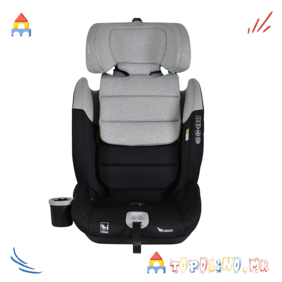 Седиште Falcon Opal Grey I-Size 70-150cm - Cangaroo - Image 2
