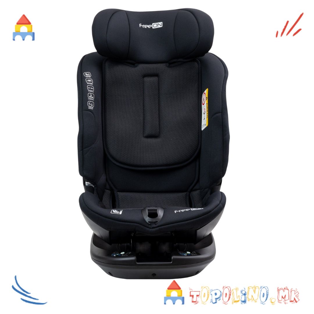 Седиште за Автомобил Epic 40-150cm Black - FreeOn - Image 5