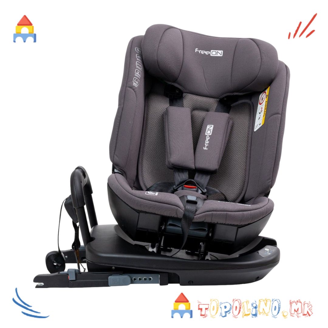 Седиште за Автомобил Epic 40-150cm Grey - FreeOn - Image 2