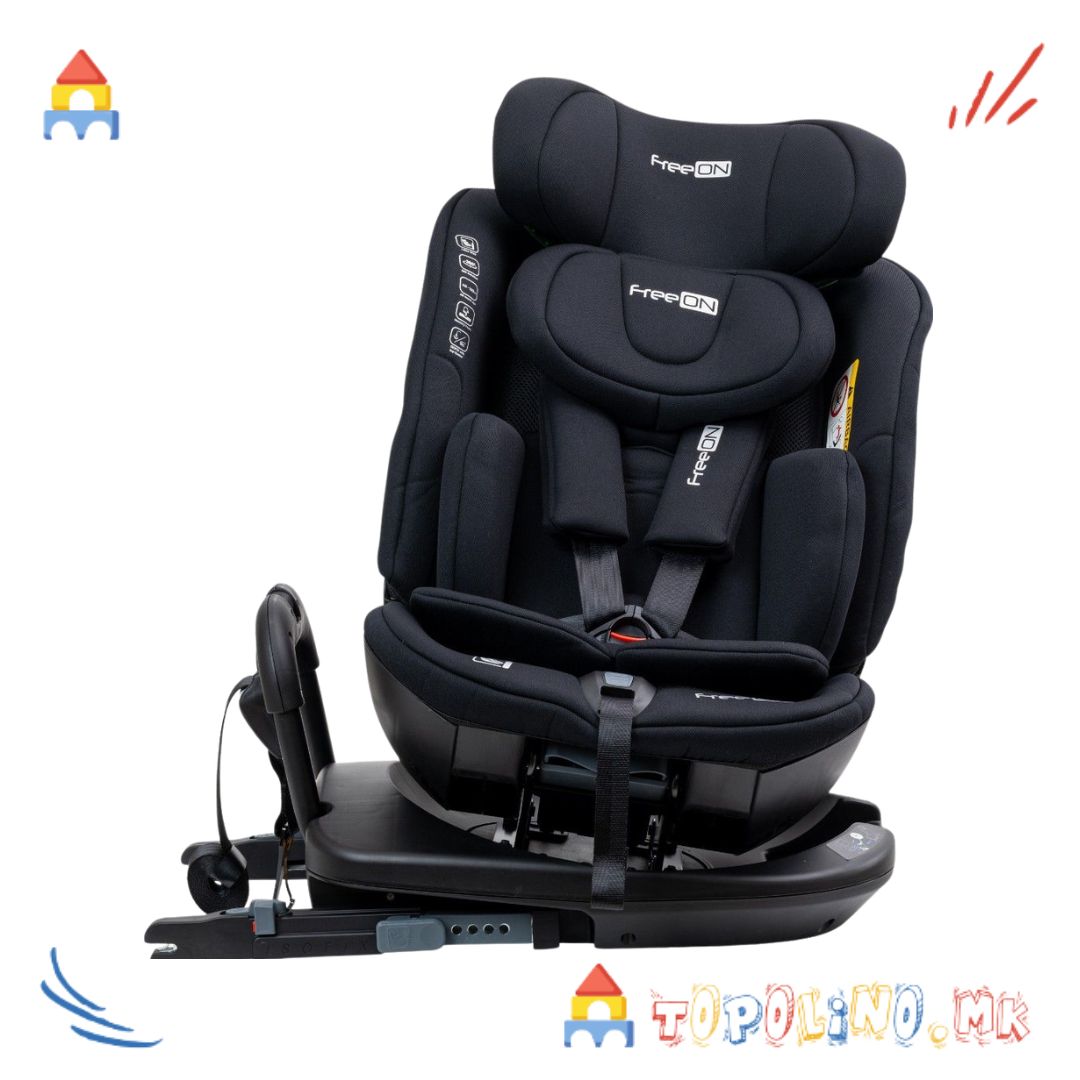 Седиште за Автомобил Epic 40-150cm Black - FreeOn - Image 7