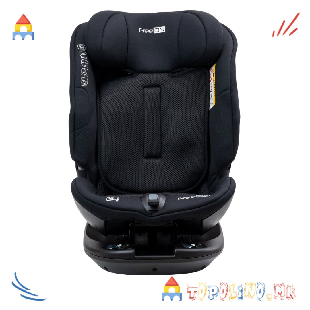 Седиште за Автомобил Epic 40-150cm Black - FreeOn - Image 2