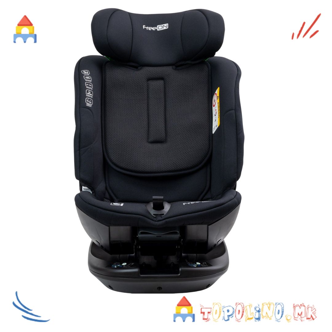 Седиште за Автомобил Epic 40-150cm Black - FreeOn - Image 4