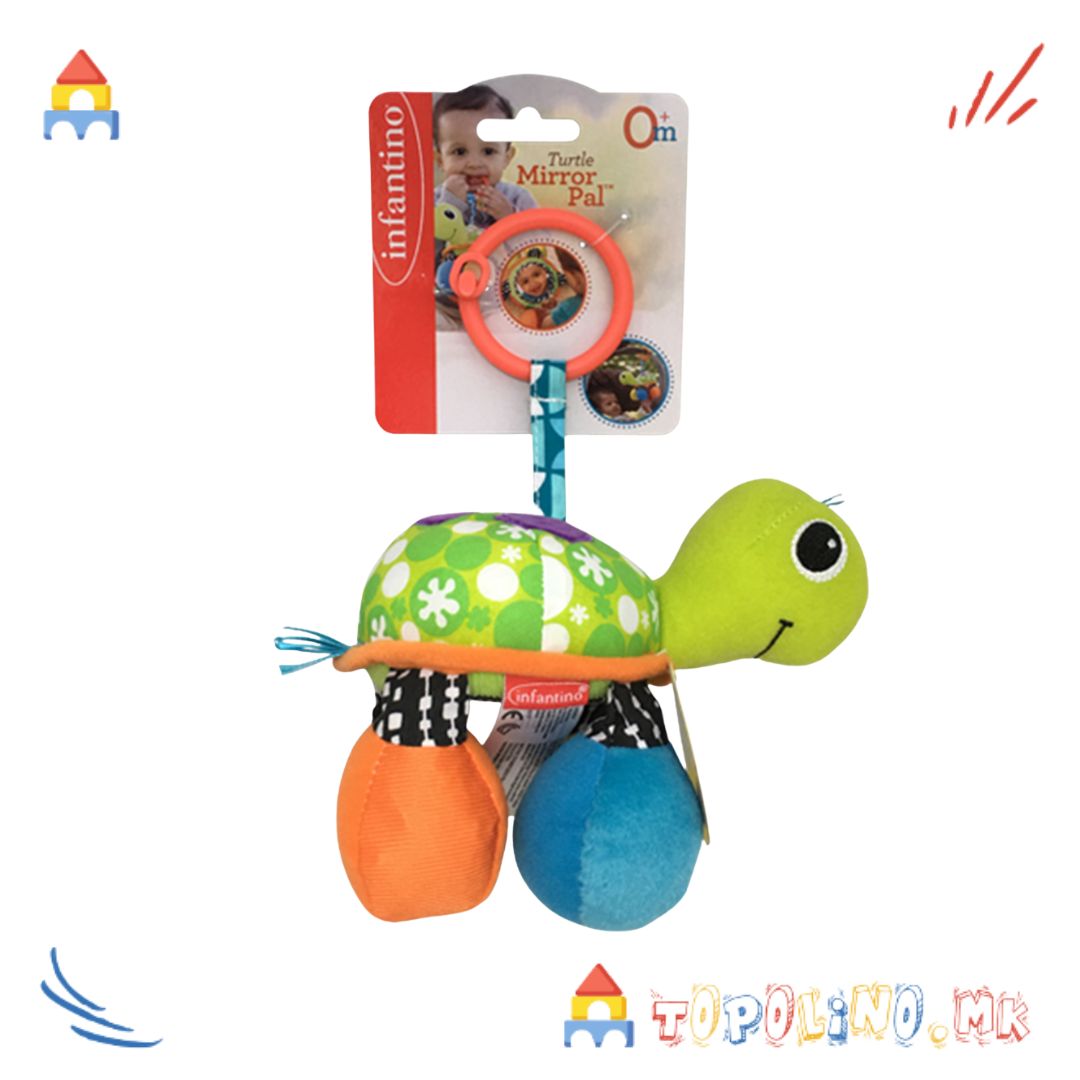 Плишана Играчка со Огледало Желка - Infantino - Image 2