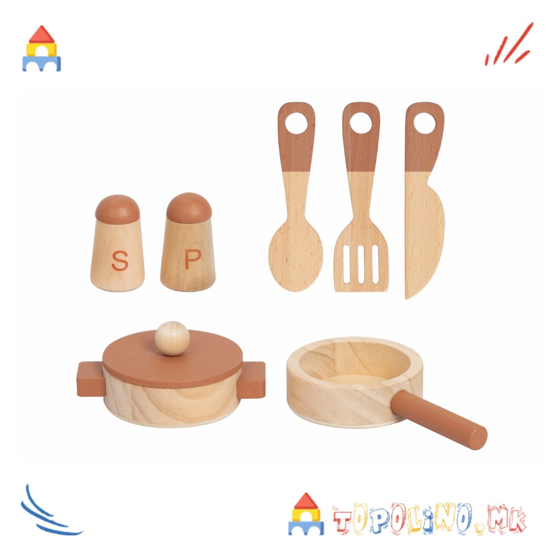 Дрвена Играчка Кујна - Tooky Toy - Image 2
