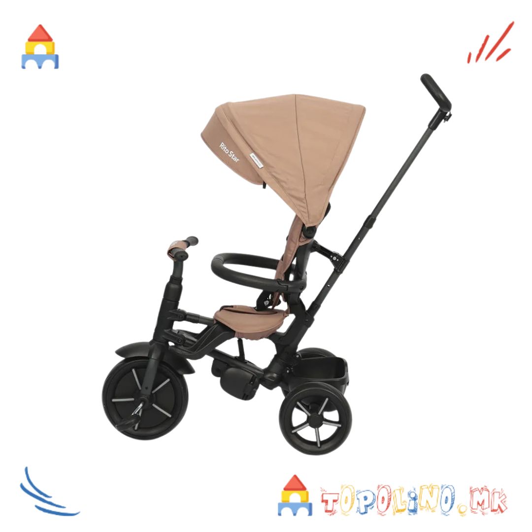 Трицикл Rito Star Khaki – QPlay - Image 4