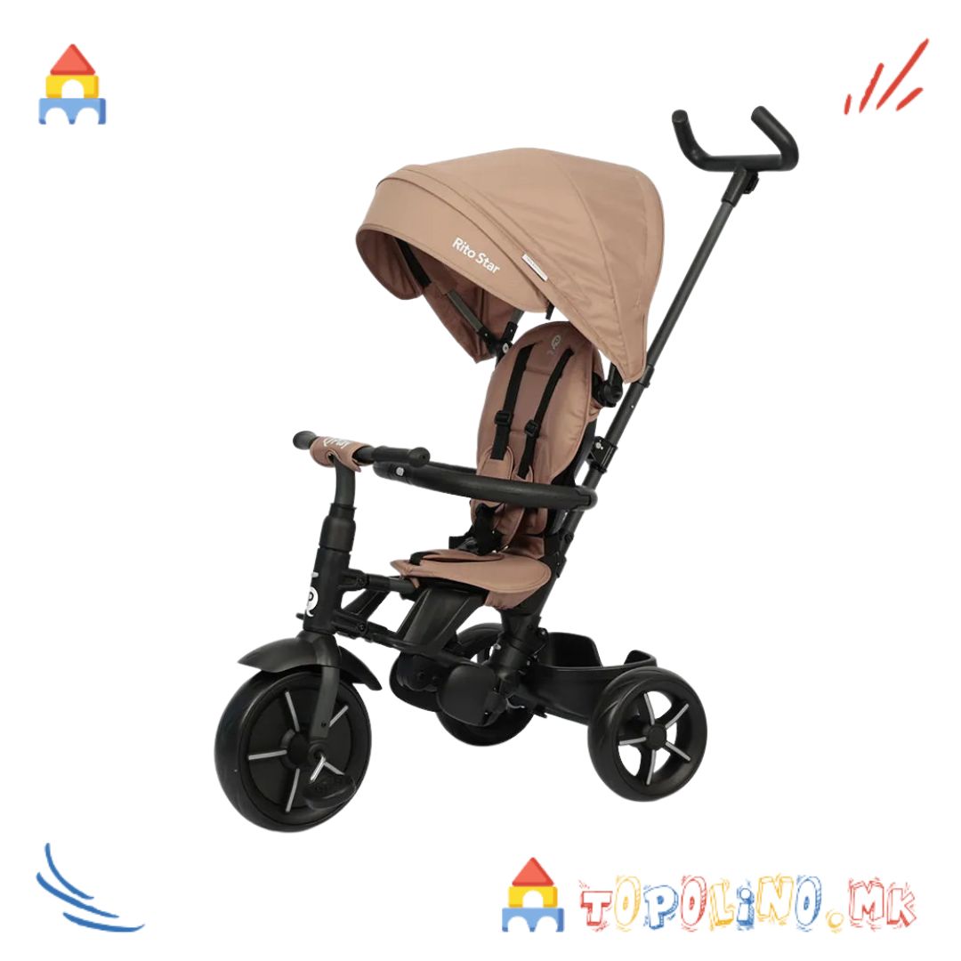 Трицикл Rito Star Khaki – QPlay