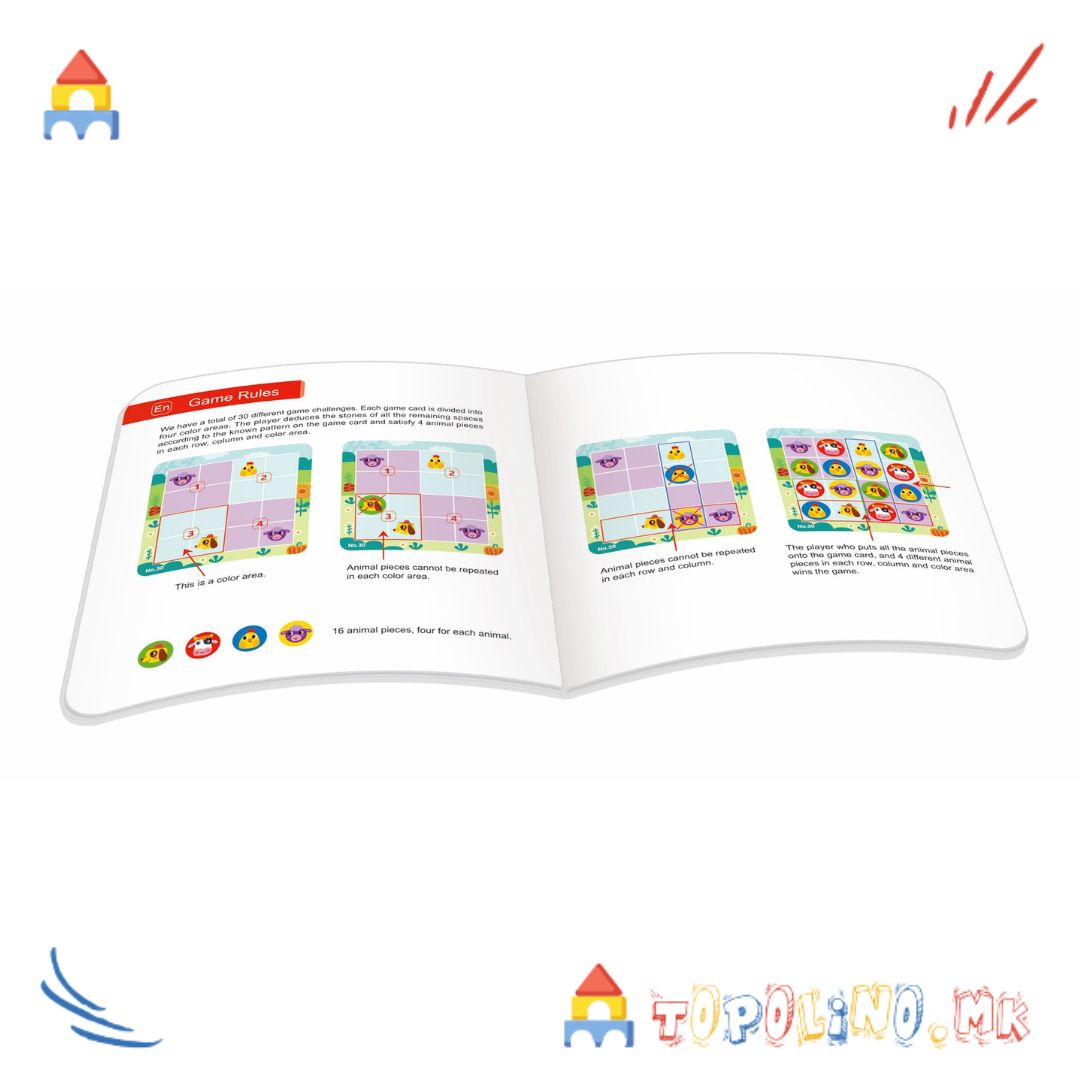 Дрвена Играчка Судоку Фарма - Tooky Toy - Image 4