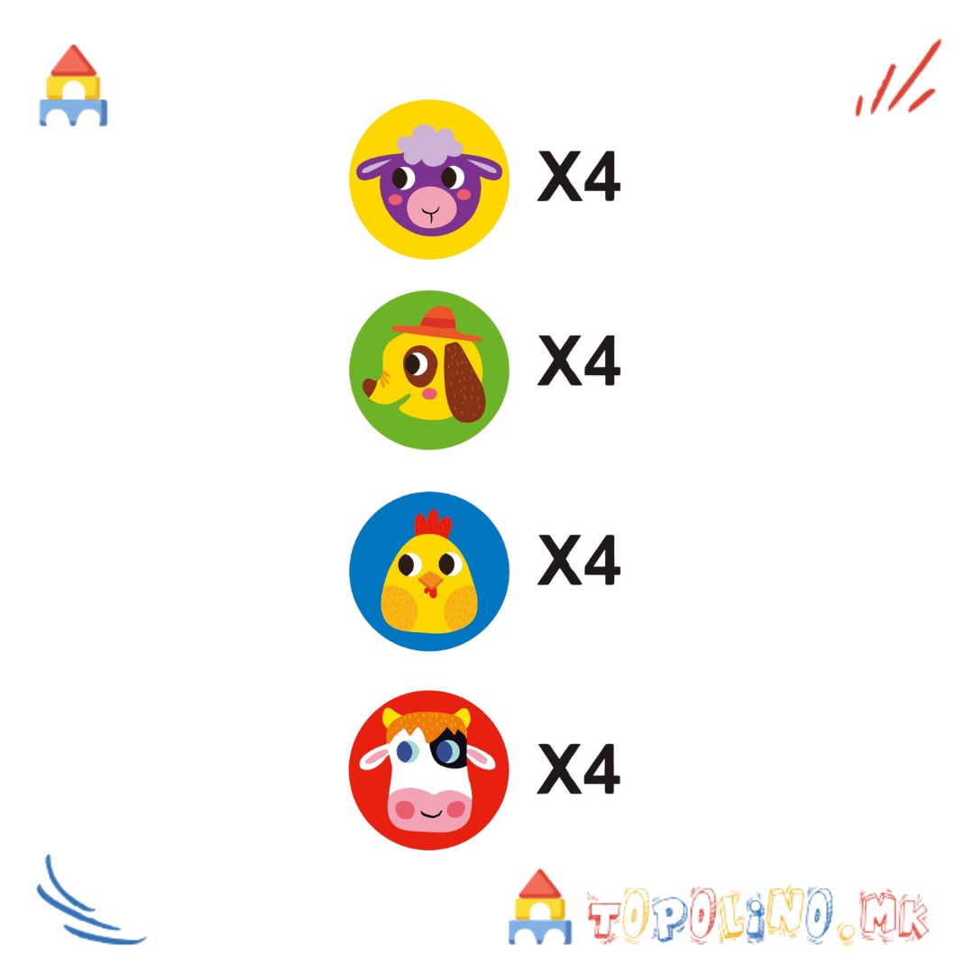 Дрвена Играчка Судоку Фарма - Tooky Toy - Image 3