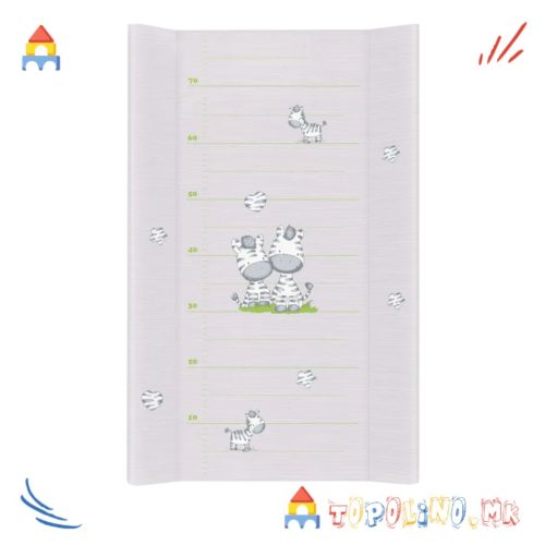 Подлога за Преповивање Зебра Сива 50 х 80cm - Ceba Baby