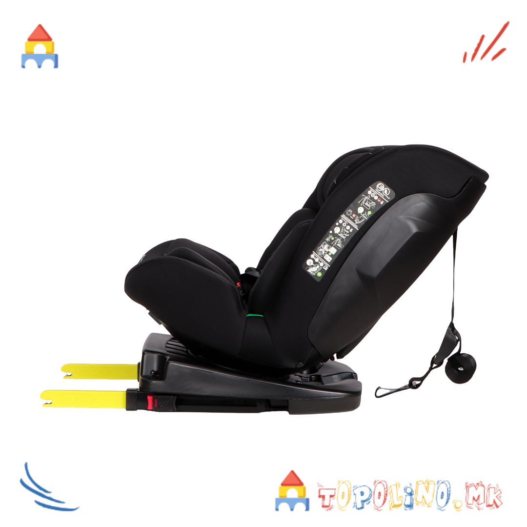 Седиште Vamos I-Size 40-150cm Intense Black - Moni - Image 8