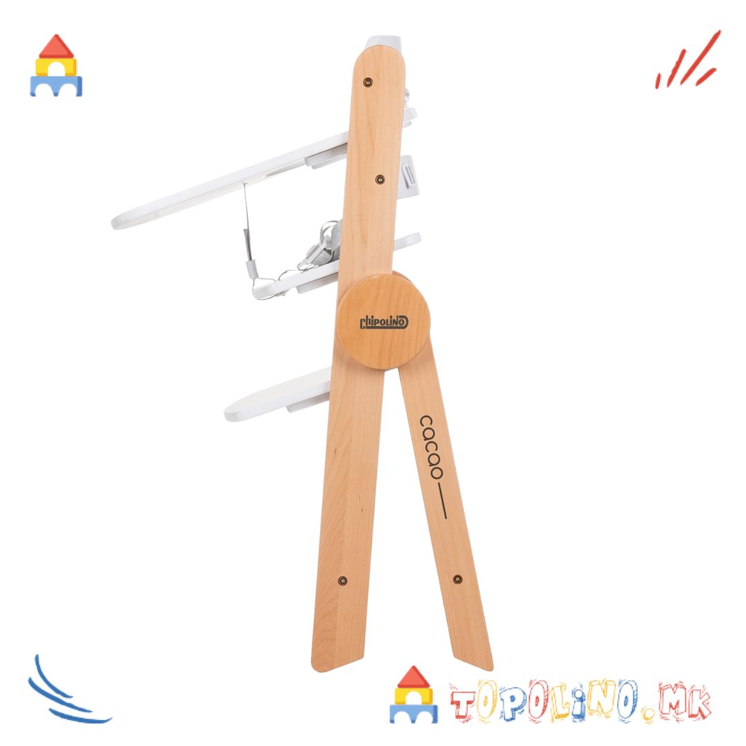 Столче за Хранење 2 во 1 Cacaco White – Chipolino - Image 4