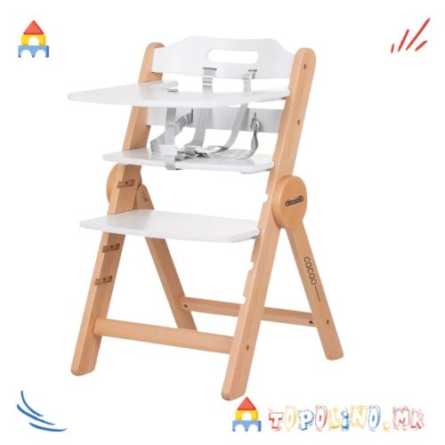 Столче за Хранење 2 во 1 Cacaco White – Chipolino