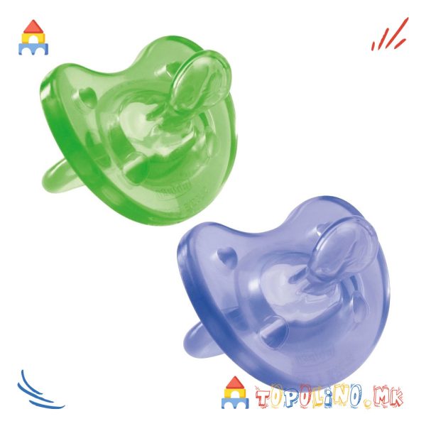 Лажалка Physio Soft Силикон 0-6М 1 Пар. Unisex - Chicco