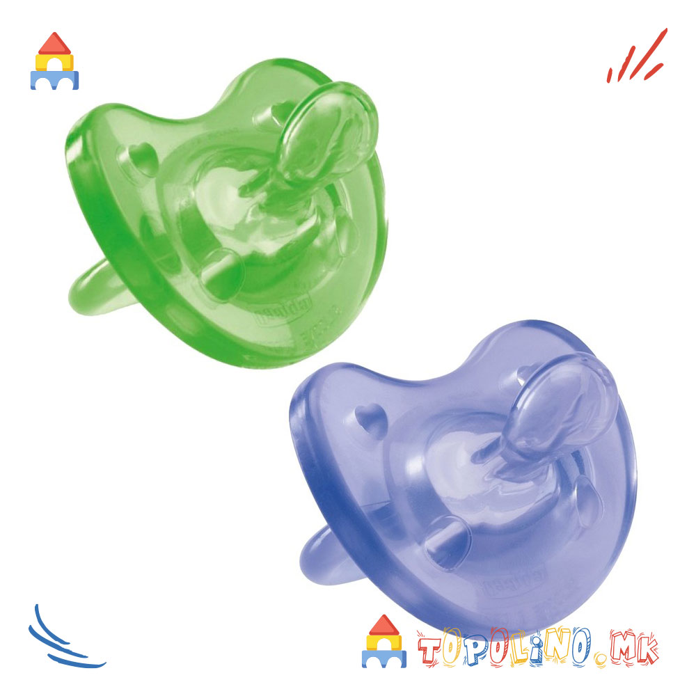 Лажалка Physio Soft Силикон 0-6М 1 Пар. Unisex - Chicco