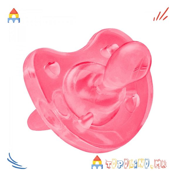 Лажалка Physio Soft Силикон 6- 16М 1 Пар. Розе - Chicco