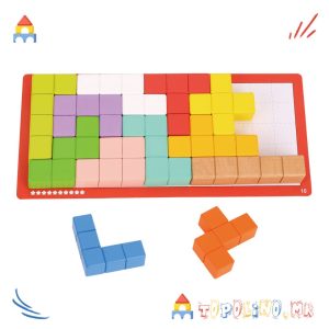 Дрвена Играчка Тетрис - Tooky Toy