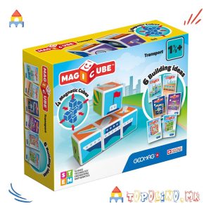 Коцки Magicube Transport + Cards 7 - Geomag
