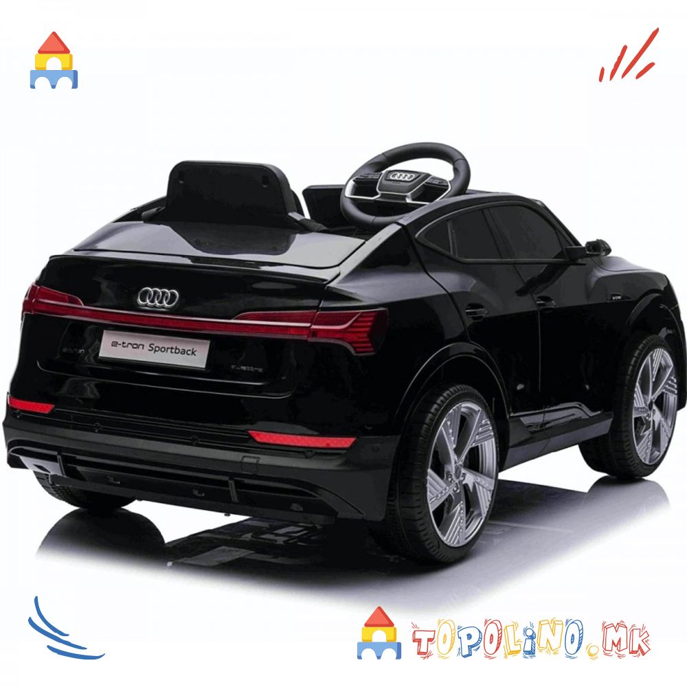 Автомобил на Акумулатор Audi E-Tron Sportback Црн