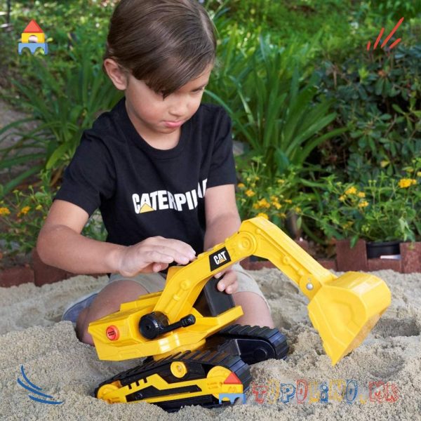 Багер Lights & Sounds Construction Power Haulers Excavator - Caterpillar CAT