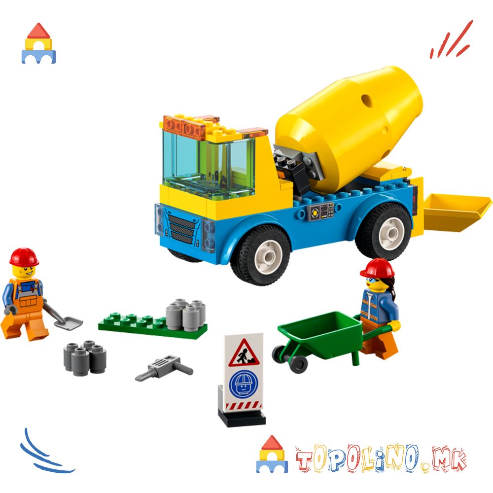 Cement Mixer Truck -Lego