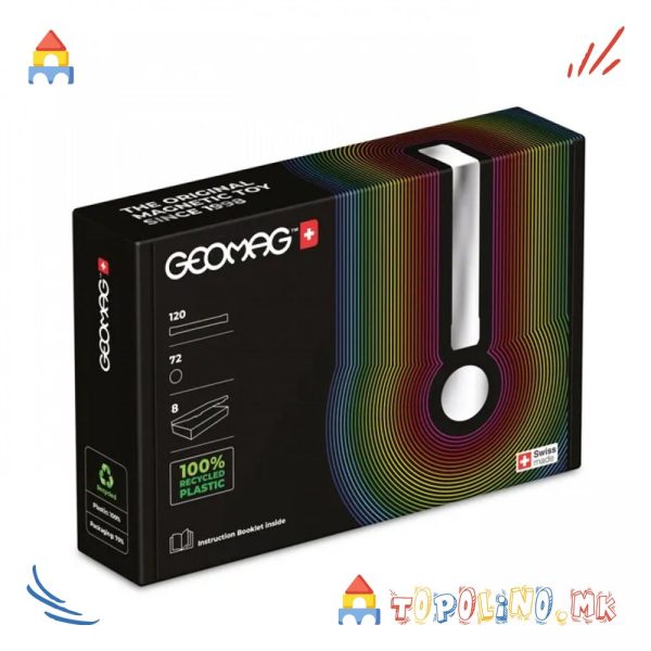 Коцки Compact Masterbox 192 Blue - Geomag