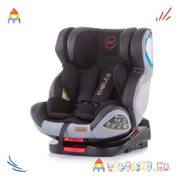 Седиште за автомобил Evolute 360 ISOFIX Carbon - Chipolino