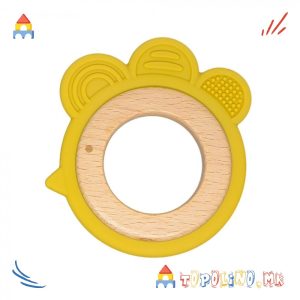 Глодалка Силикон Пиле Жолта 3М+ - Jungle