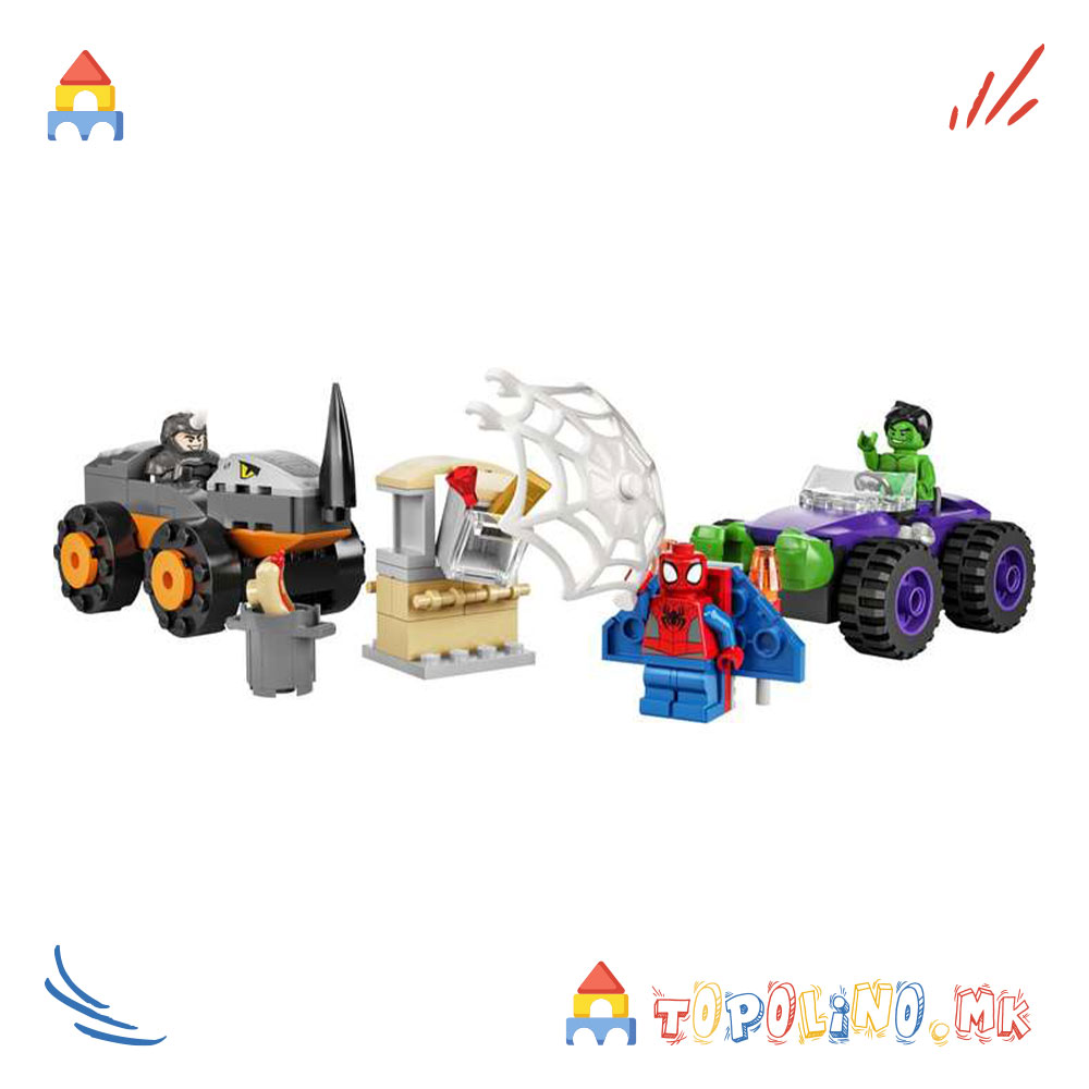 Hulk vs Rhino Truck Showdown Marvel - Lego