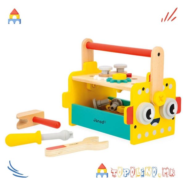 Работилница Робот 30пар. BricoKids - Janod
