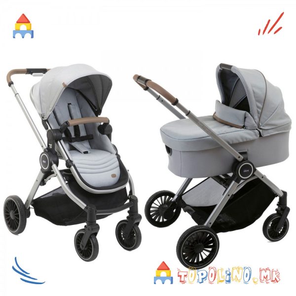 Количка Duo Best Friend Pro Light Silverleaf 0m+ - Chicco