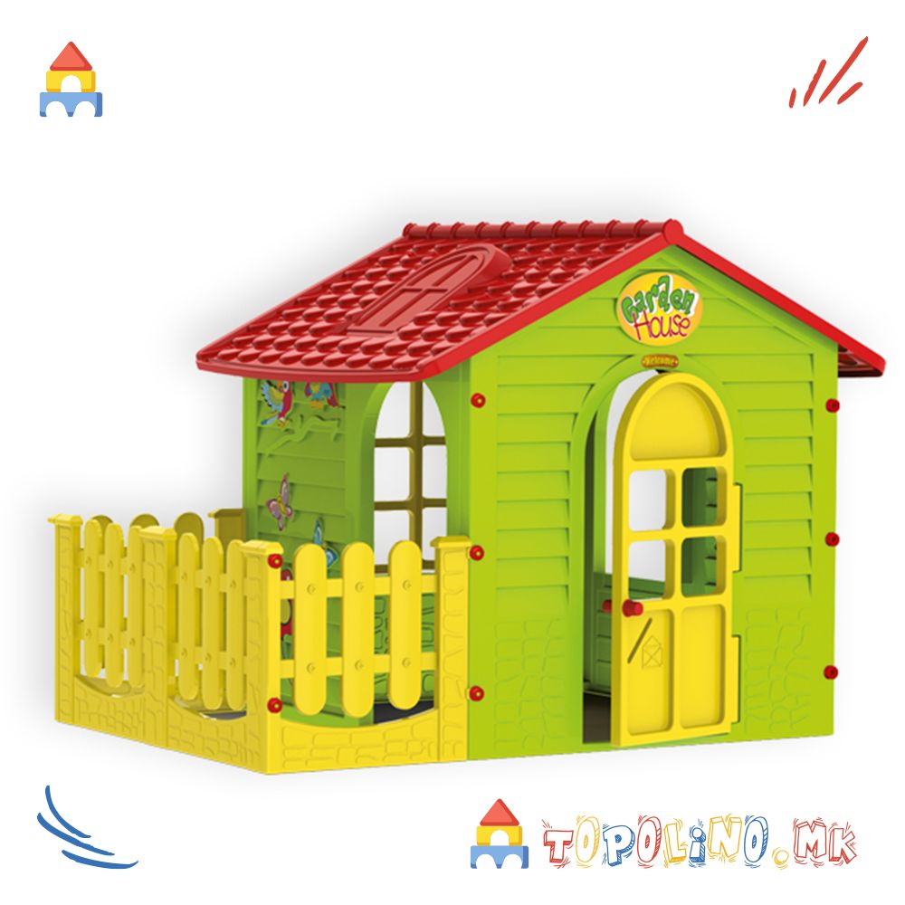 Куќа со ограда Garden House - MochToys