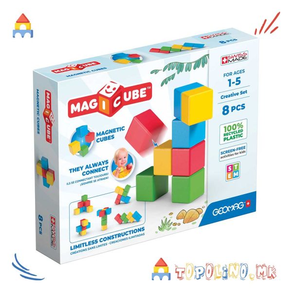 Коцки Сет Magicube Creative 8 - Geomag